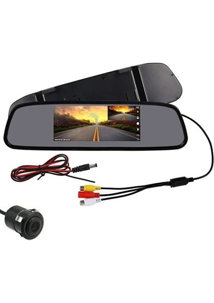 Dikiz Aynalı Araç Içi Geri Görüş Kamerası - Park Kamerası - Ince ve Şık Tasarım Tüm Araçlara Uyumlu modelleri