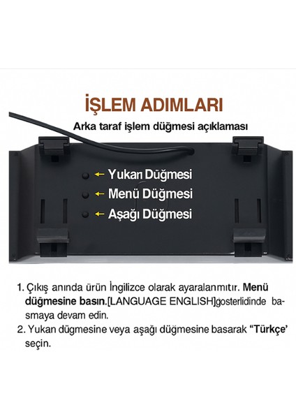 Dikiz Aynalı Araç Içi Geri Görüş Kamerası - Park Kamerası - Ince ve Şık Tasarım Tüm Araçlara Uyumlu indirimleri