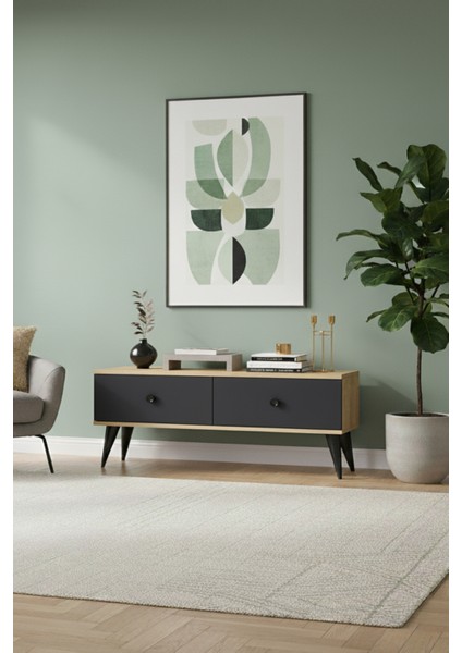 TSA1202DA - Mona Tv Stand 120CM Safirmeşe- Antrasit