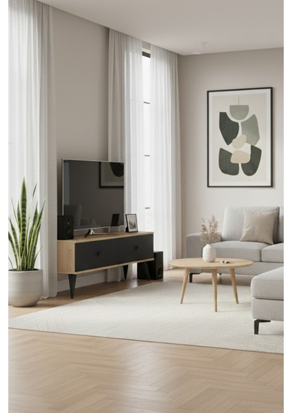 TSA1202DA - Mona Tv Stand 120CM Safirmeşe- Antrasit modelleri