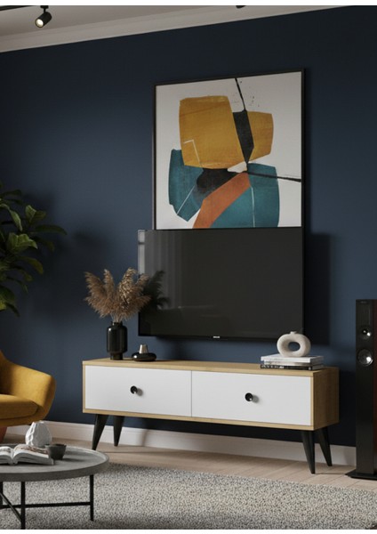 TSA1202DB - Mona Tv Stand 120CM Safirmeşe- Beyaz modelleri