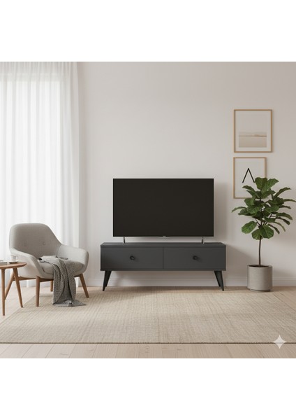 TSA1202A - Mona Tv Stand 120CM Antrasit fırsatları
