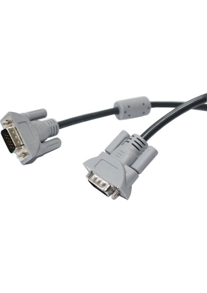 15 Metre 15M VGA Kablosu Ekran LCD Monitör Projeksiyon Görüntü Bağlantı Kablosu Çift Filtreli Cabble modelleri