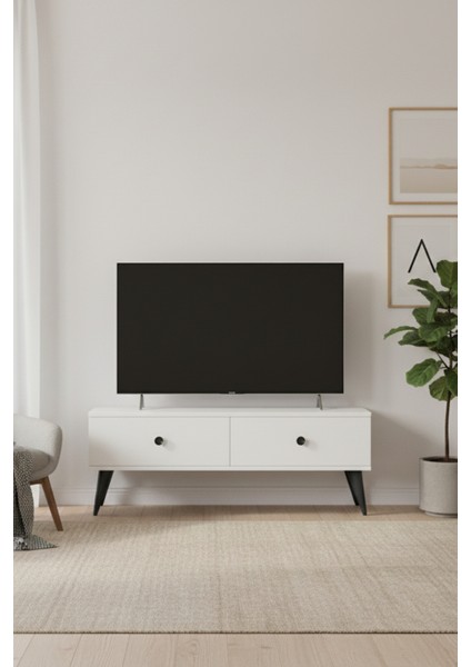 TSA1202B - Mona Tv Stand 120CM Beyaz