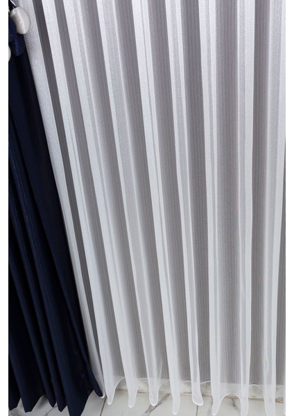 Ütü Istemez Kırışmaz Yeni Sezon Inci Model 1/2 Seyrek Pileli Tül Perde