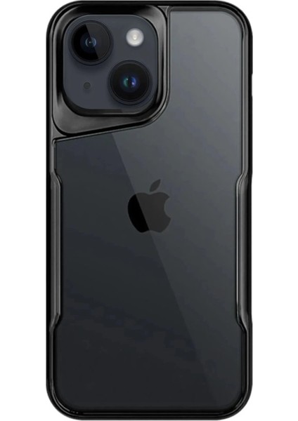 iPhone 15 Kılıf Boyi Silikon Kapak - SIYAH-(5796)