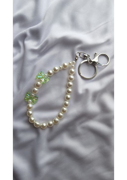 Inci Detaylı & Renkli Fiyonk Charm Anahtarlık Çanta Süsü indirimleri