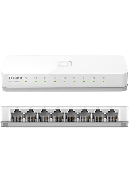 D-Link DES-1008C 10/100 Mbps 8 Port Ethernet Switch