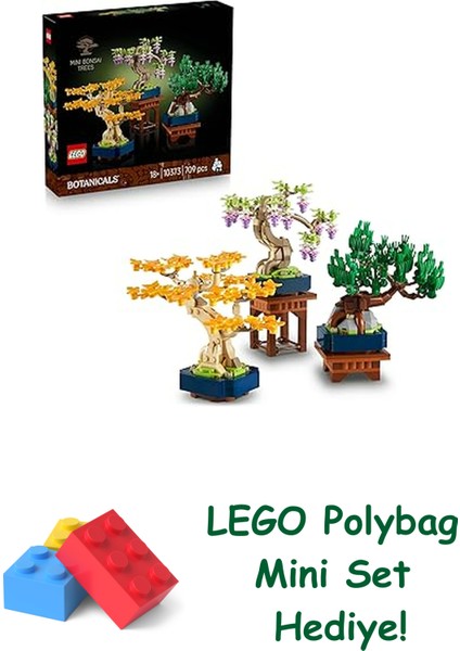 Botanicals Mini Bonsai Ağaçları 10373 + Polybag