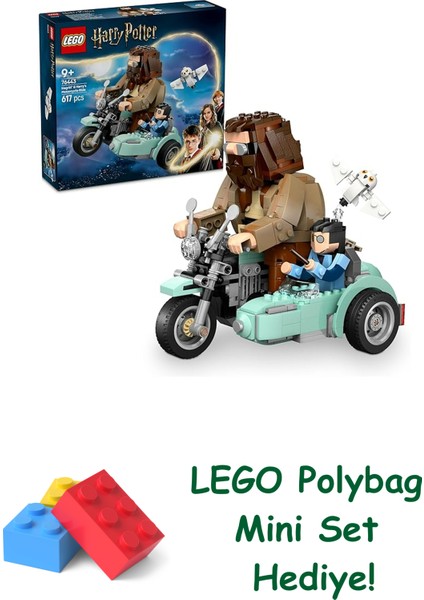 Harry Potter Hagrid ve Harry’nin Motosiklet Yolculuğu 76443 + Polybag