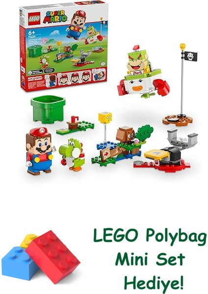 Super Mario Interaktif LEGO Mario ile Maceralar 71439 + Polybag