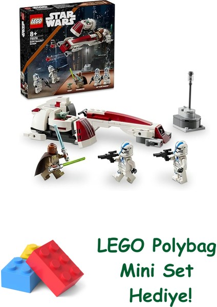 Star Wars: The Mandalorian Barc Motoru Kaçışı 75378 + Polybag
