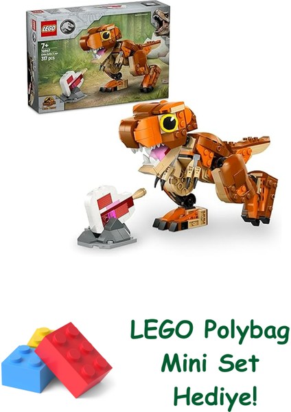 Jurassic World Küçük Eatie: T.rex Figürü 76967 + Polybag