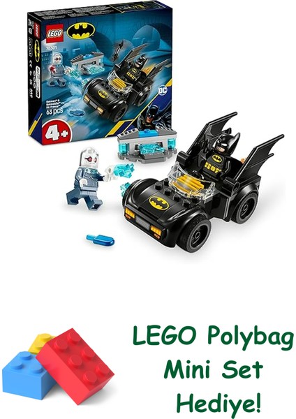 Dc Batman: Batman ve Batmobile, Mr. Freeze’e Karşı 76301 + Polybag