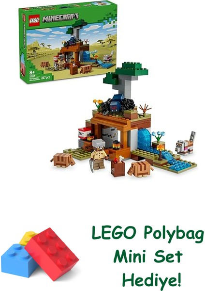 Minecraft Armadillo Maden Keşfi 21269 + Polybag