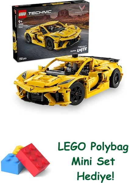 Technic Chevrolet Corvette Stingray 42205 + Polybag