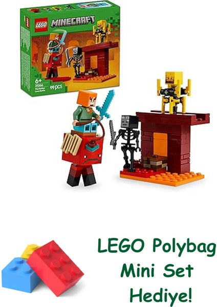Minecraft Nether Lav Savaşı 21266 + Polybag