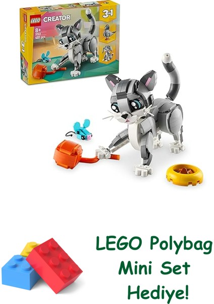 Creator 3’ü 1 Arada Oyunbaz Kedi 31163 + Polybag