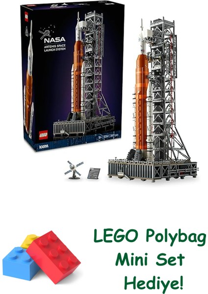 Icons Nasa Artemis Uzay Fırlatma Sistemi 10341 + Polybag