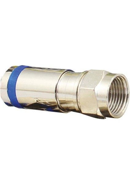 F Konnektör Digitürk Sıkmalı Mavi Çizgili (1 Adet) fiyatları