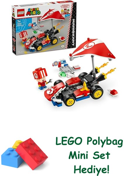 Super Mario: Mario Kart – Standard Kart 72032 + Polybag
