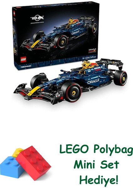 Technic Oracle Red Bull Racing RB20 F1 Araba 42206 + Polybag
