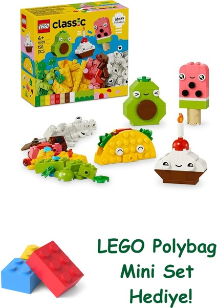 Classic Yaratıcı Yiyecek Arkadaşları 11039 + Polybag