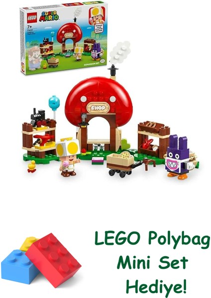 Super Mario Nabbit Toad’un Dükkanında Ek Macera Seti 71429 + Polybag
