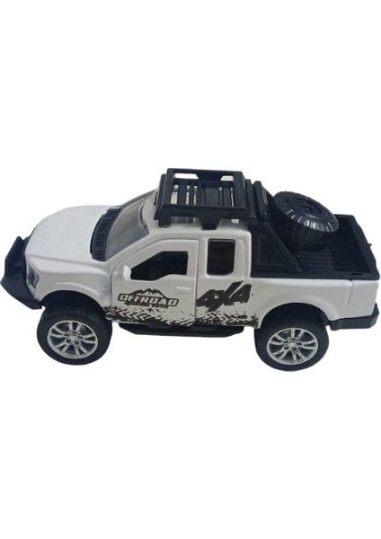 Çek Bırak Metal Arazi Aracı 13 cm - Beyaz modelleri
