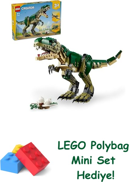 Creator 3’ü 1 Arada T. Rex 31151 + Polybag