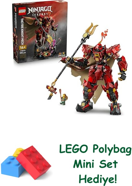 Nınjago Ateş Şövalyesi Robotu 71846 + Polybag