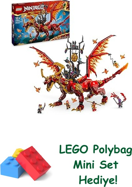 Nınjago Hareket Kaynak Ejderhası 71822 + Polybag