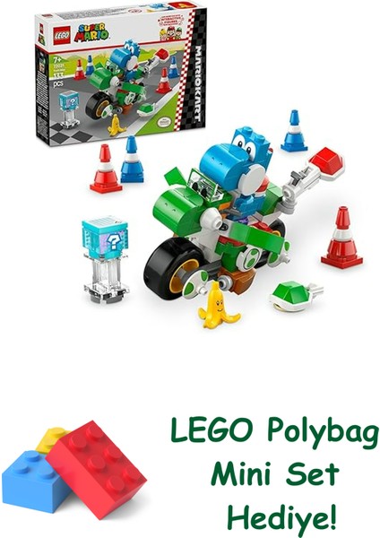 Super Mario: Mario Kart – Yoshi Bike 72031 + Polybag