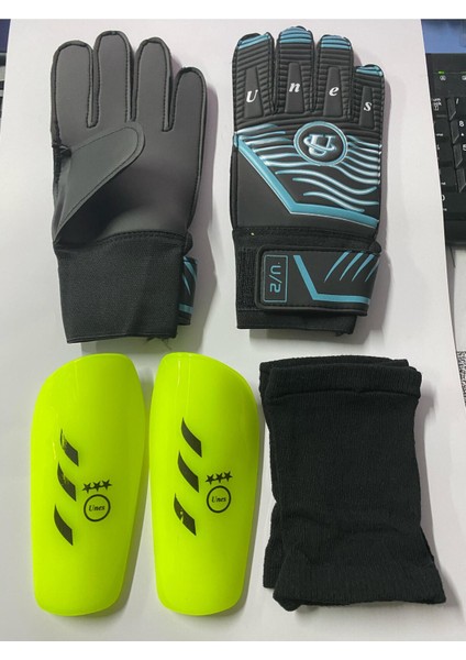 5 No Futbol Topu, Kaleci Eldiveni ve Tekmelik 3'lü Set + Pompa Hediyeli fiyatları