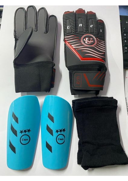 5 No Futbol Topu, Kaleci Eldiveni ve Tekmelik 3'lü Set + Pompa Hediyeli fiyatları