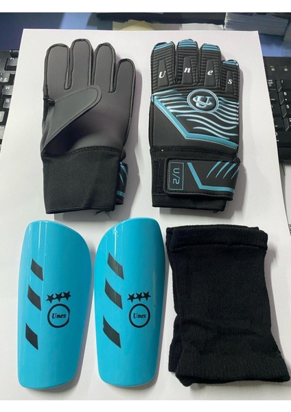 5 No Futbol Topu, Kaleci Eldiveni ve Tekmelik 3'lü Set + Pompa Hediyeli fiyatları