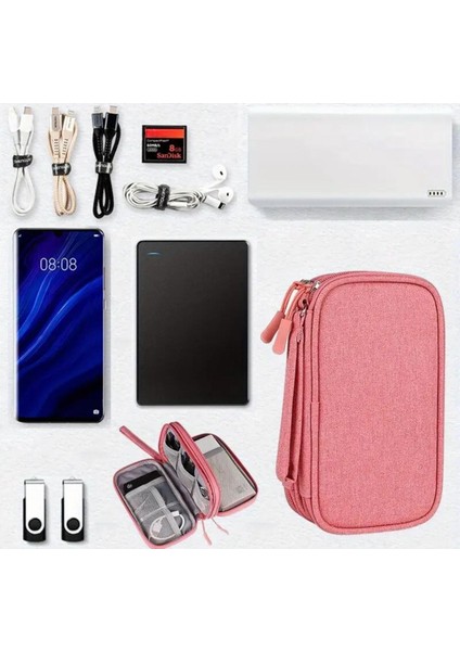 3 Katlı Dijital Aksesuar ve Kablo Düzenleyici Taşınabilir El Çantası fiyatları