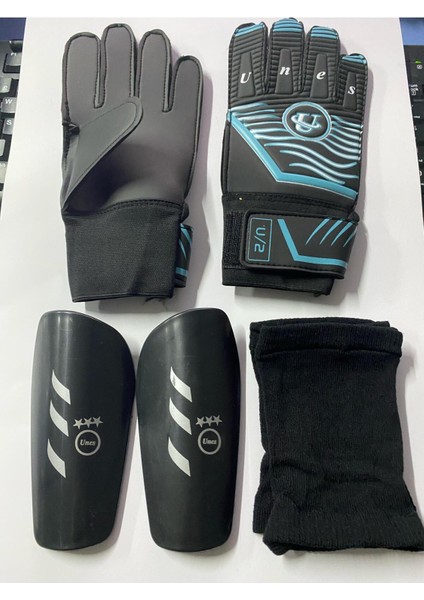 5 No Futbol Topu, Kaleci Eldiveni ve Tekmelik 3'lü Set + Pompa Hediyeli fiyatları