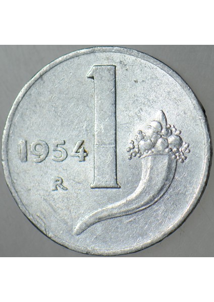 Italya 1 Liret 1954. modelleri