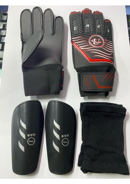 5 No Futbol Topu, Kaleci Eldiveni ve Tekmelik 3'lü Set + Pompa Hediyeli fiyatları