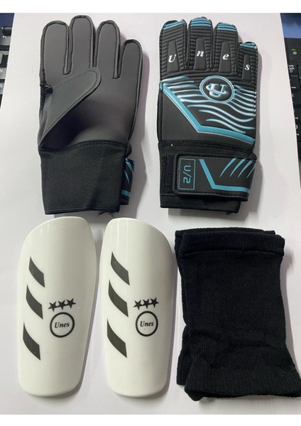 5 No Futbol Topu, Kaleci Eldiveni ve Tekmelik 3'lü Set + Pompa Hediyeli fiyatları