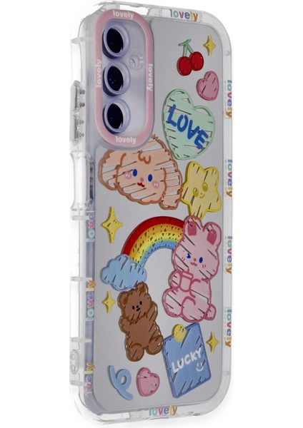 Samsung Galaxy A15 4g Kılıf Reflexion Desenli Kapak - Desen 4-(5796)