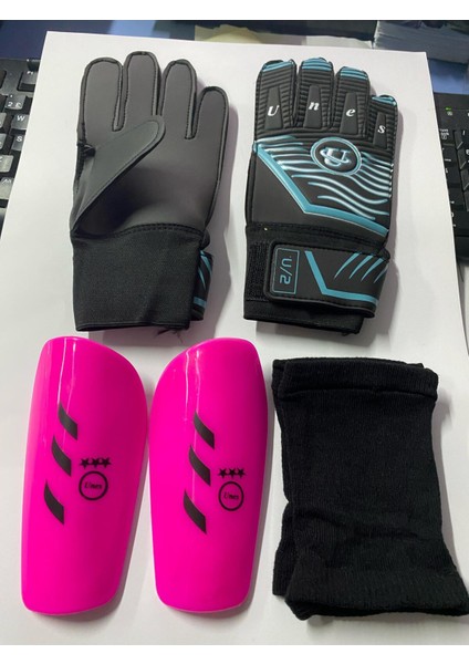 5 No Futbol Topu, Kaleci Eldiveni ve Tekmelik 3'lü Set + Pompa Hediyeli fiyatları