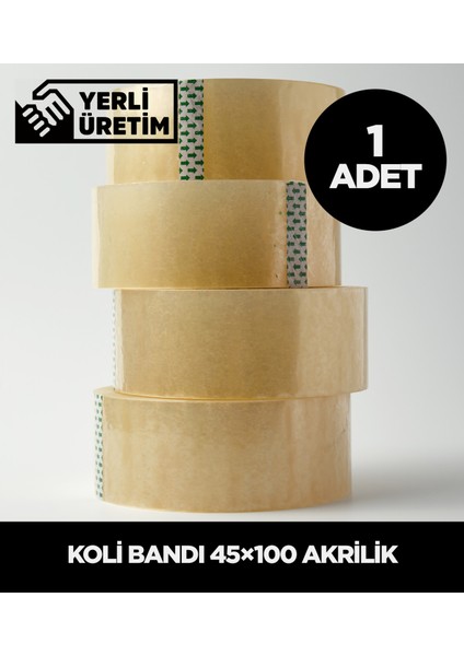 Koli Bandı 45×100 Akrilik 40 Mic - 1 Adet