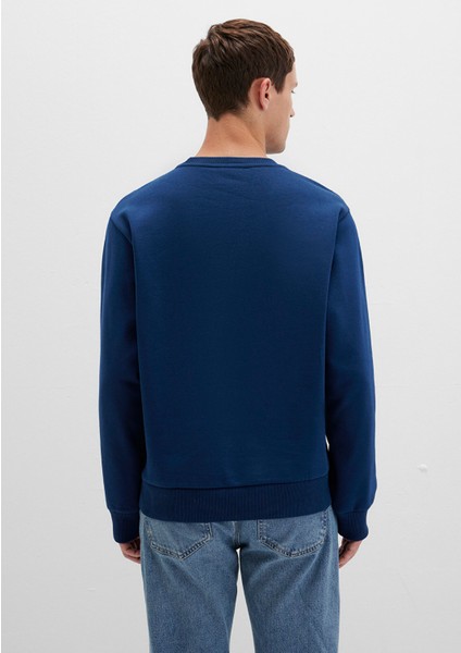 Mavi Logo Baskılı Mavi Sweatshirt 0611716-89353 indirimleri