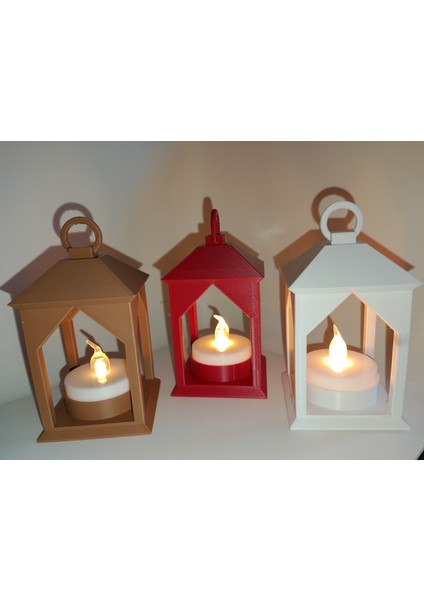 Kandil Mini Dörtgen Dekoratif Mum Dekor LED Işığı fiyatları