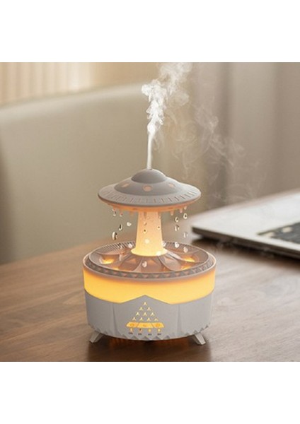 Büyük Boy Ufo , Mantar Figürlü Oda Buhar Nemlendirici Diffüser Difizör Dtgo Premium Aksesuar