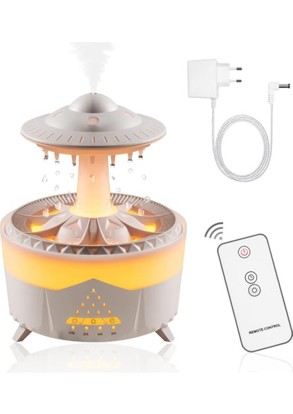 Büyük Boy Ufo , Mantar Figürlü Oda Buhar Nemlendirici Diffüser Difizör Dtgo Premium Aksesuar fırsatları