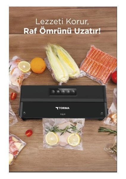 Vs-22 Siyah Gıda Mühürleme Vakum Makinesi Yiyecek Tazeliği Koruma Ev Restoran-Vakum Poşeti Hediyeli