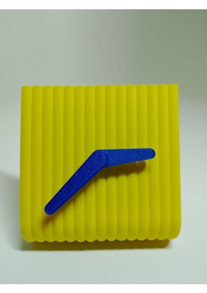 Minimalist Masa Üstü Saat (Sarı/lacivert)